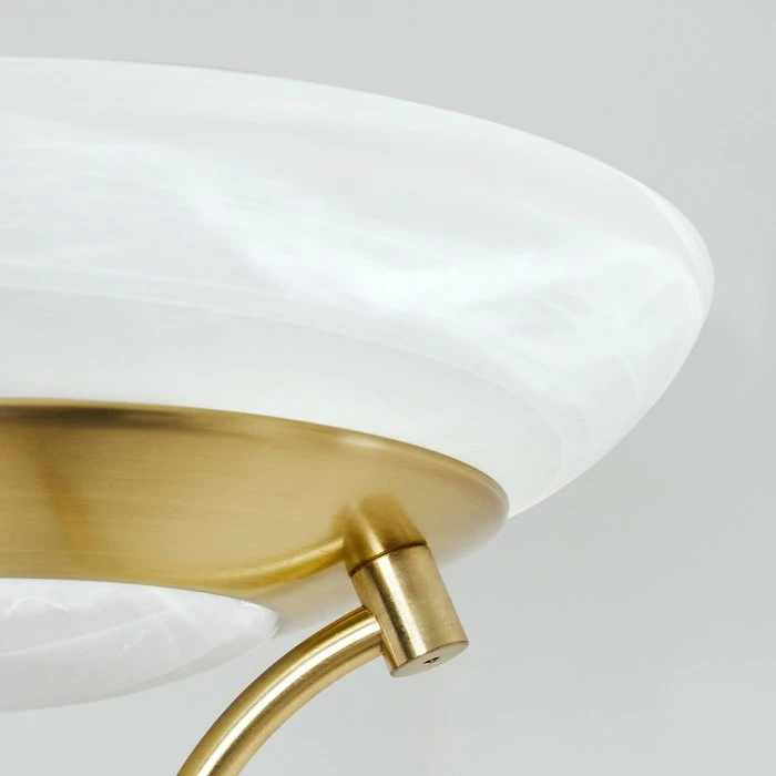 Hofstein Mairoa Deckenfluter LED Messing, 2-flammig – Bild 3