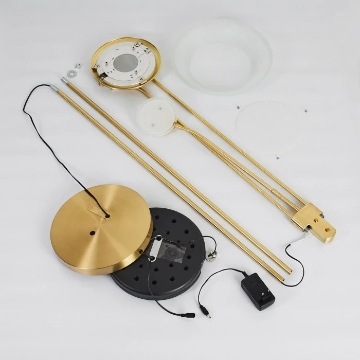 Hofstein Mairoa Deckenfluter LED Messing, 2-flammig – Bild 5