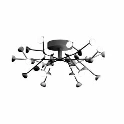 Mantra ADN Deckenleuchte LED Schwarz, 1-flammig