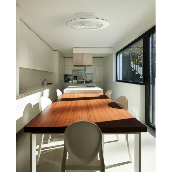 Mantra ALISIO Deckenventilator LED Weiß, 1-flammig, Fernbedienung – Bild 2