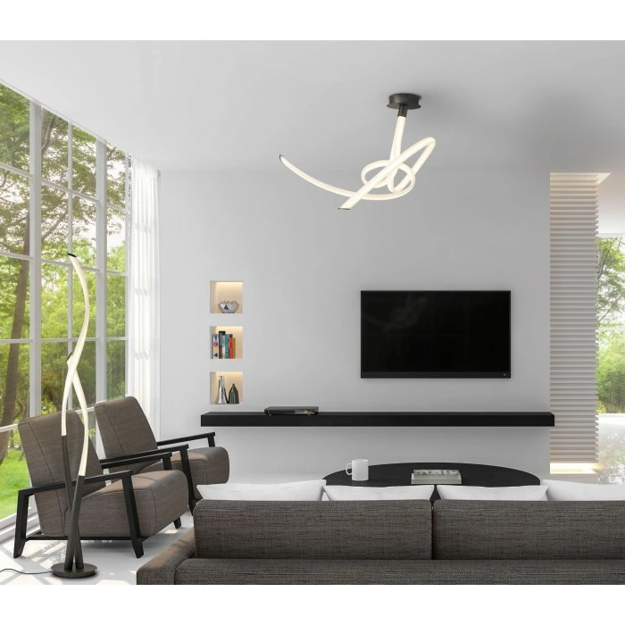 Mantra ARMONIA Deckenleuchte LED Grau, 1-flammig â Bild 3