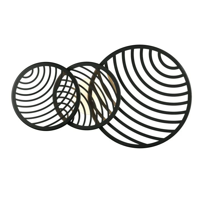 Mantra COLLAGE Deckenleuchte LED Schwarz, 1-flammig