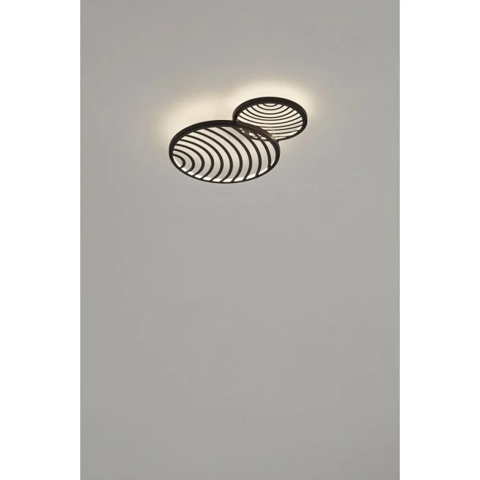 Mantra COLLAGE Deckenleuchte LED Schwarz, 1-flammig