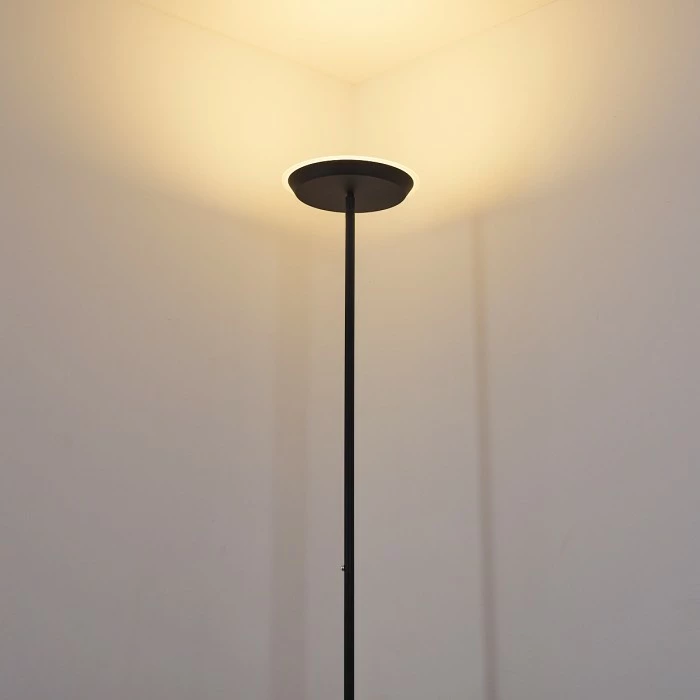 Hofstein Mjölby Deckenfluter LED Schwarz, 1-flammig – Bild 3