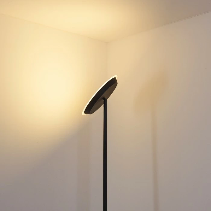 Hofstein Mjölby Deckenfluter LED Schwarz, 1-flammig – Bild 9