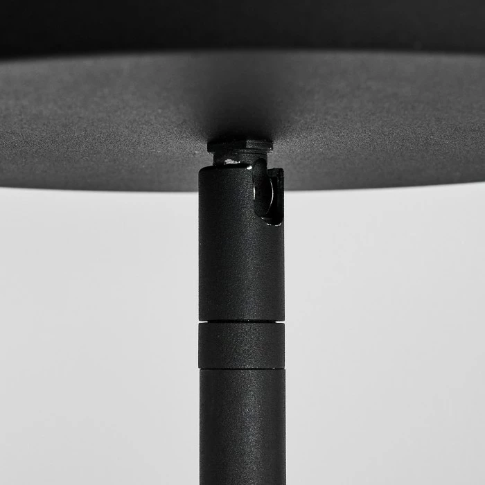 Hofstein Mjölby Deckenfluter LED Schwarz, 1-flammig – Bild 3