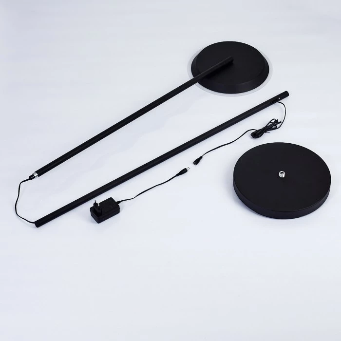 Hofstein Mjölby Deckenfluter LED Schwarz, 1-flammig – Bild 5