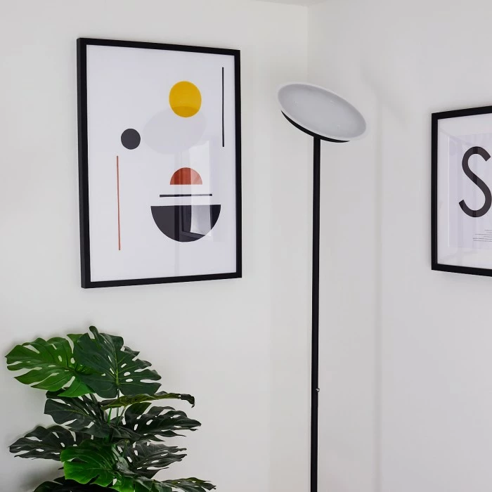 Hofstein Mjölby Deckenfluter LED Schwarz, 1-flammig – Bild 8