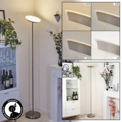 Hofstein Mjoelby Deckenfluter LED Nickel-Matt, 1-flammig