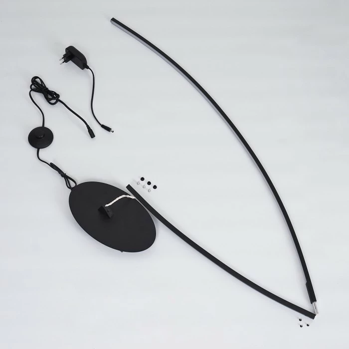 Hofstein Nagu Stehleuchte LED Schwarz, 1-flammig – Bild 5