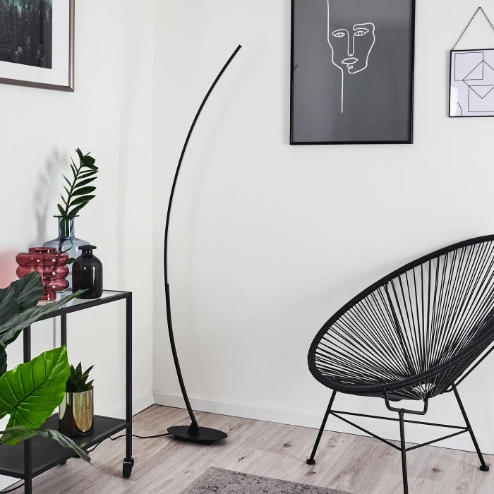 Hofstein Nagu Stehleuchte LED Schwarz, 1-flammig – Bild 10