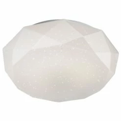 Nino Leuchten DIAMOND Deckenleuchte LED Weiß, 1-flammig