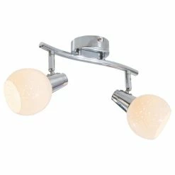 Nino Leuchten DOXY Spotleuchte LED Chrom, 2-flammig