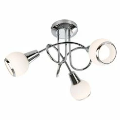 Nino Leuchten LORIS Deckenleuchte LED Chrom, 3-flammig
