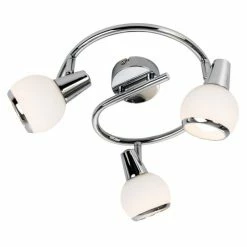 Nino Leuchten LORIS Deckenleuchte LED Chrom, 3-flammig