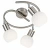 Nino Leuchten LOXY Deckenleuchte LED Nickel-Matt, 3-flammig