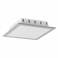 Nino Leuchten PAUL Deckenpanel LED Silber, 1-flammig