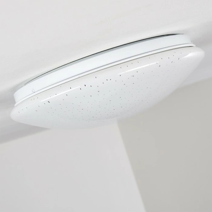 Hofstein Norton Star Deckenleuchte LED Weiß, 1-flammig, Fernbedienung, Farbwechsler – Bild 16