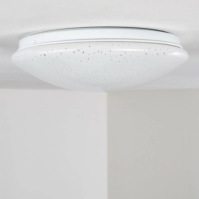 Hofstein Norton Star Deckenleuchte LED Weiß, 1-flammig, Fernbedienung, Farbwechsler – Bild 32