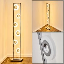 Hofstein Obip Stehleuchte LED Chrom, 1-flammig