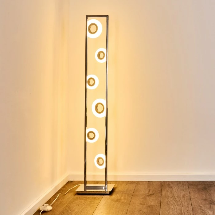 Hofstein Obip Stehleuchte LED Chrom, 1-flammig – Bild 11