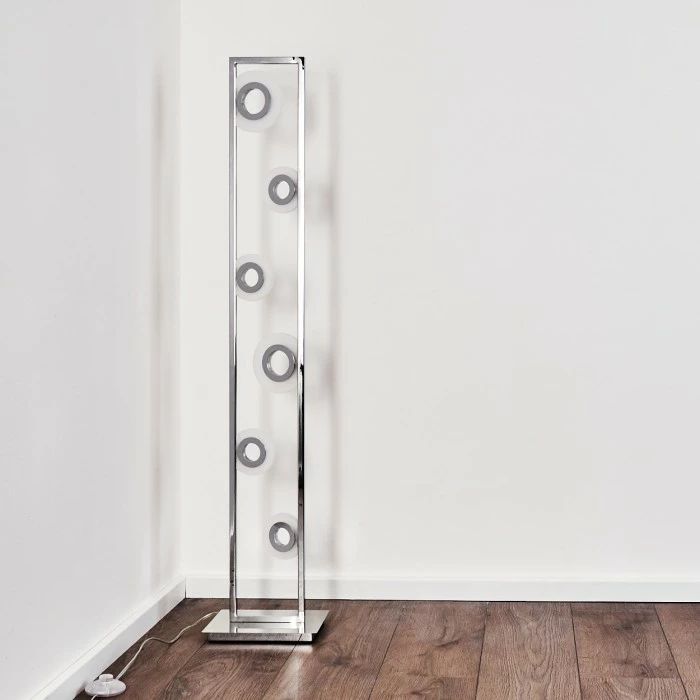 Hofstein Obip Stehleuchte LED Chrom, 1-flammig – Bild 6