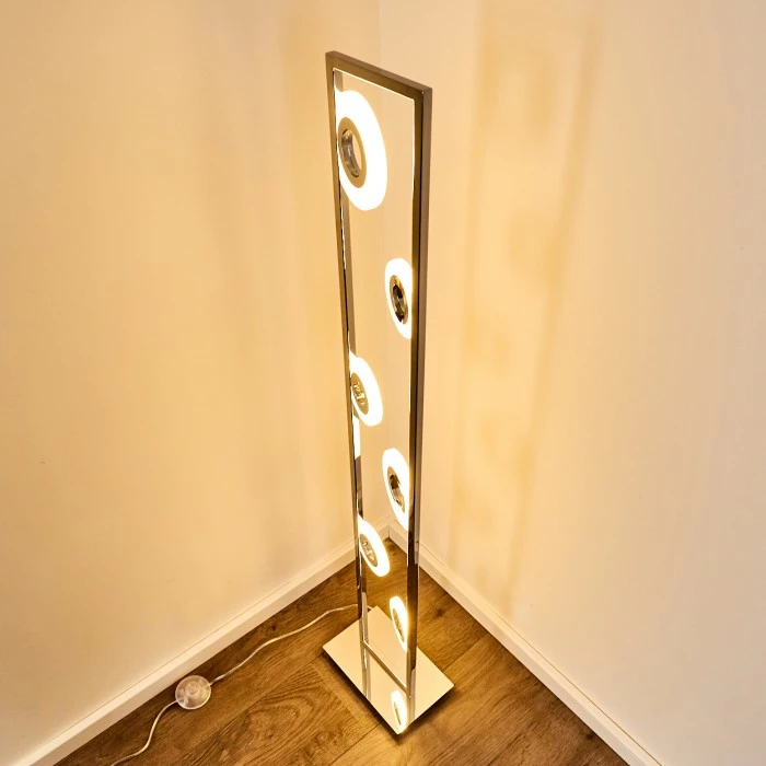 Hofstein Obip Stehleuchte LED Chrom, 1-flammig – Bild 7