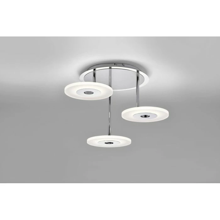 Paul Neuhaus Leuchten Paul Neuhaus ADALI Deckenleuchte LED Edelstahl, 3-flammig – Bild 6