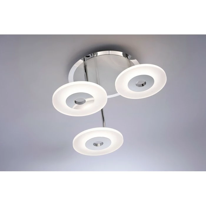 Paul Neuhaus Leuchten Paul Neuhaus ADALI Deckenleuchte LED Edelstahl, 3-flammig – Bild 8