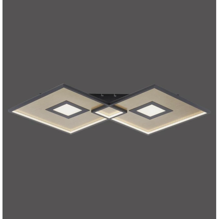 Paul Neuhaus Leuchten Paul Neuhaus AMARA Deckenleuchte LED Schwarz, 1-flammig, Fernbedienung – Bild 2