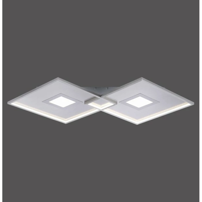 Paul Neuhaus Leuchten Paul Neuhaus AMARA Deckenleuchte LED Nickel-Matt, 1-flammig, Fernbedienung – Bild 2