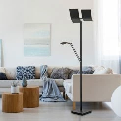 Paul Neuhaus Leuchten Paul Neuhaus BRUCE Deckenfluter LED Anthrazit, 1-flammig