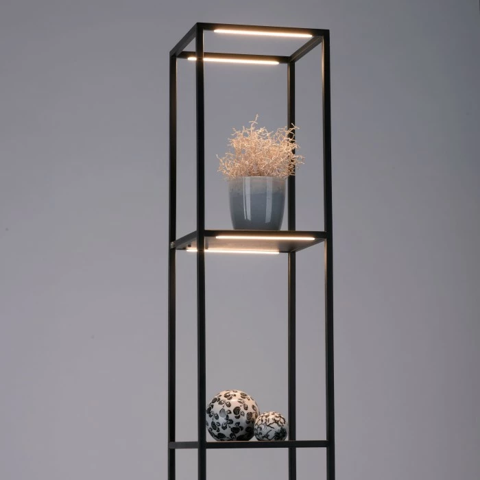 Paul Neuhaus Leuchten Paul Neuhaus CONTURA Stehleuchte LED Schwarz, 4-flammig – Bild 11