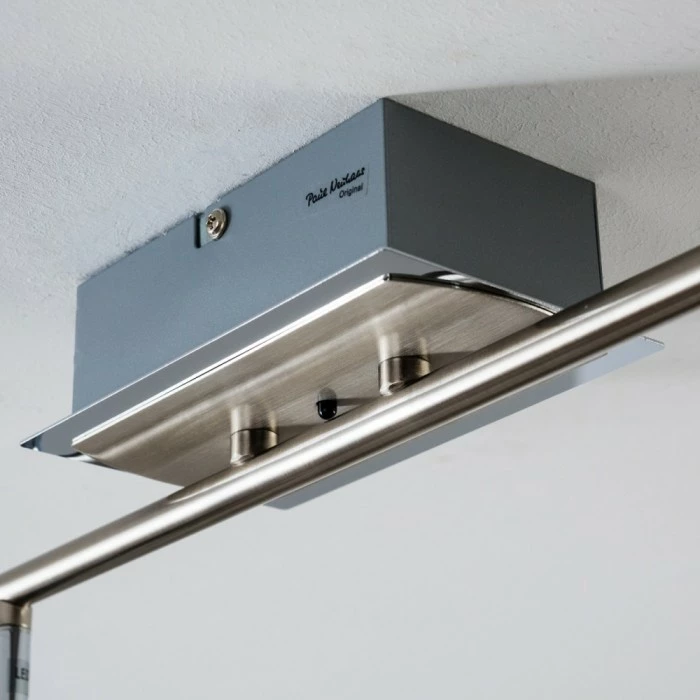 Paul Neuhaus Leuchten Paul Neuhaus DAAN-RGB Deckenleuchte LED Chrom, 2-flammig, Fernbedienung, Farbwechsler – Bild 16