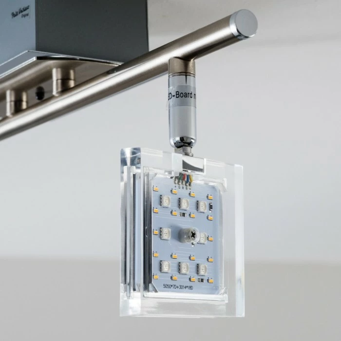 Paul Neuhaus Leuchten Paul Neuhaus DAAN-RGB Deckenleuchte LED Chrom, 2-flammig, Fernbedienung, Farbwechsler – Bild 17