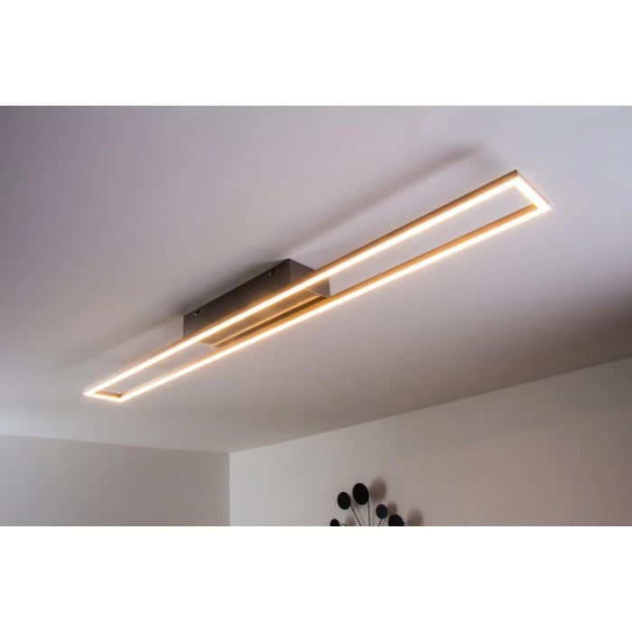 Paul Neuhaus Leuchten Paul Neuhaus Deckenleuchte LED Stahl gebürstet, 4-flammig – Bild 4