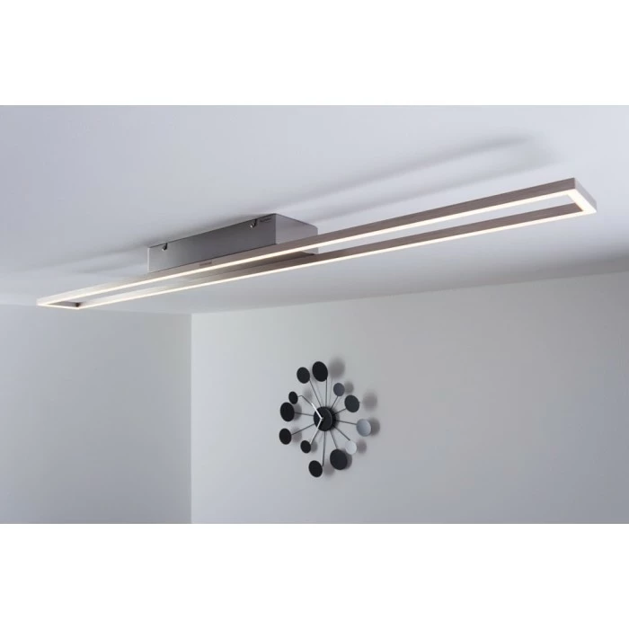 Paul Neuhaus Leuchten Paul Neuhaus Deckenleuchte LED Stahl gebürstet, 4-flammig – Bild 5