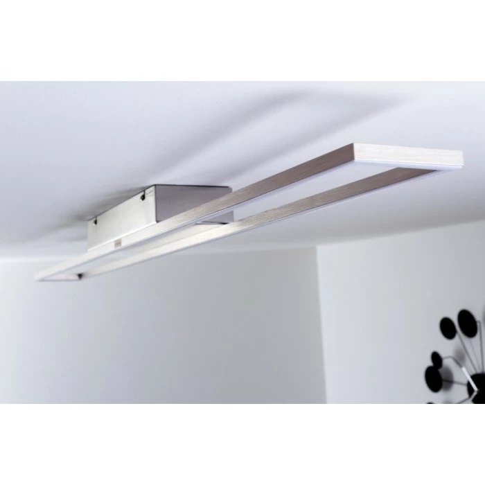 Paul Neuhaus Leuchten Paul Neuhaus Deckenleuchte LED Stahl gebürstet, 4-flammig – Bild 7