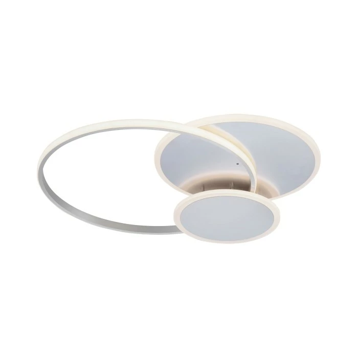 Paul Neuhaus Leuchten Paul Neuhaus EMILIO Deckenleuchte LED Silber, 1-flammig, Fernbedienung – Bild 3