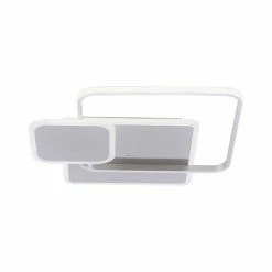 Paul Neuhaus Leuchten Paul Neuhaus EMILIO Deckenleuchte LED Silber, 1-flammig, Fernbedienung