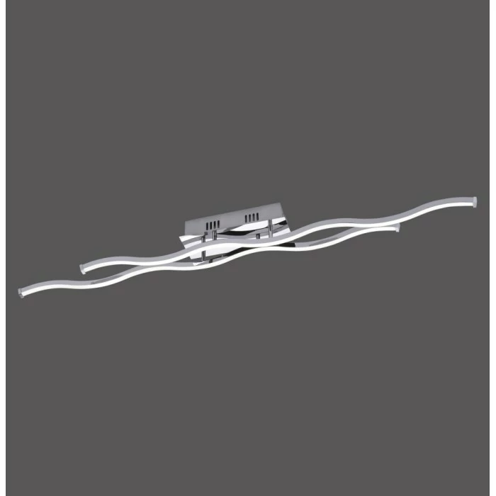 Paul Neuhaus Leuchten Paul Neuhaus Emma Deckenleuchte LED Edelstahl, 2-flammig