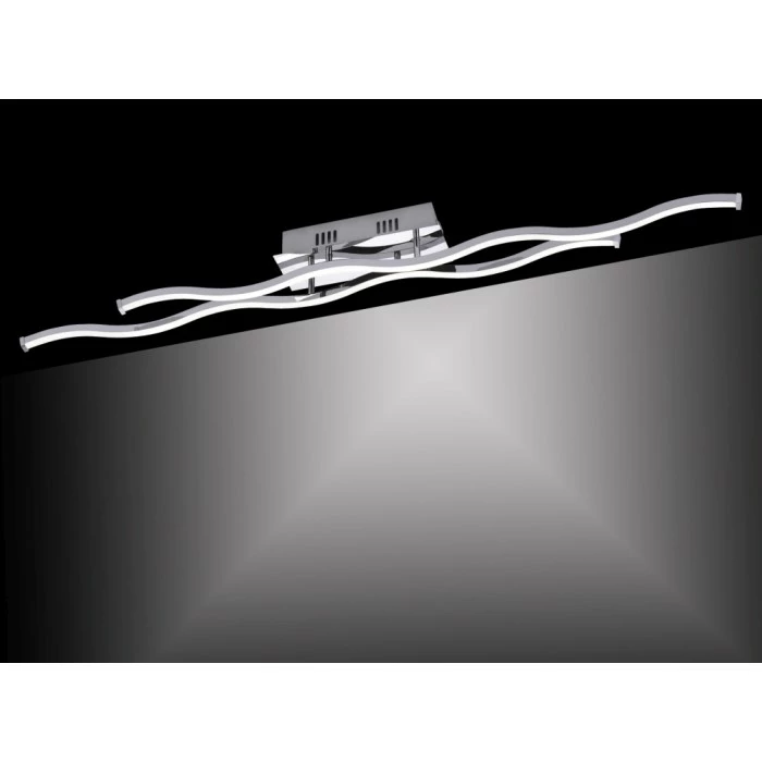 Paul Neuhaus Leuchten Paul Neuhaus Emma Deckenleuchte LED Edelstahl, 2-flammig – Bild 7