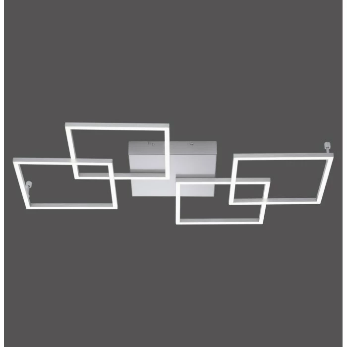 Paul Neuhaus Leuchten Paul Neuhaus INIGO Deckenleuchte LED Edelstahl, 4-flammig – Bild 2