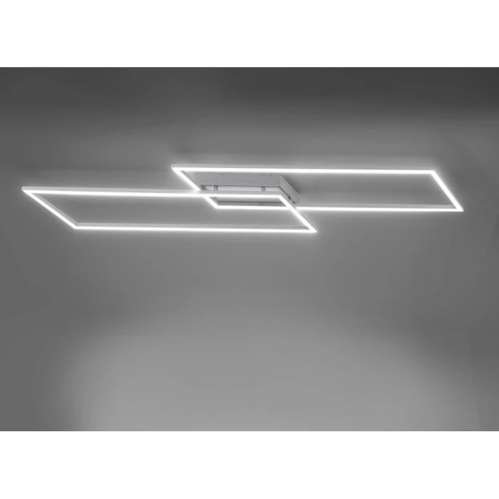 Paul Neuhaus Leuchten Paul Neuhaus INIGO Deckenleuchte LED Silber, 2-flammig – Bild 2