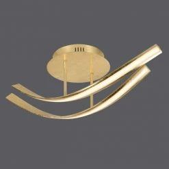 Paul Neuhaus Leuchten Paul Neuhaus LINDA Deckenleuchte LED Gold, 2-flammig