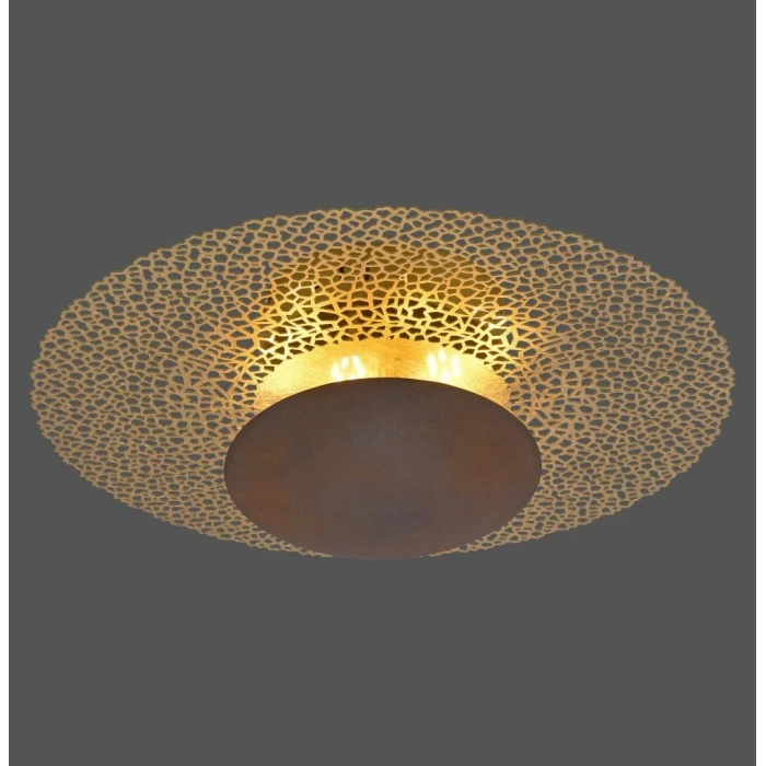 Paul Neuhaus Leuchten Paul Neuhaus NEVIS Deckenleuchte LED Rostfarben, 1-flammig