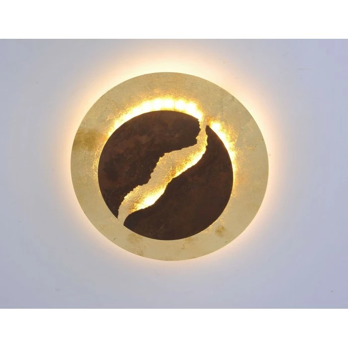 Paul Neuhaus Leuchten Paul Neuhaus NEVIS Deckenleuchte LED Rostfarben, 1-flammig