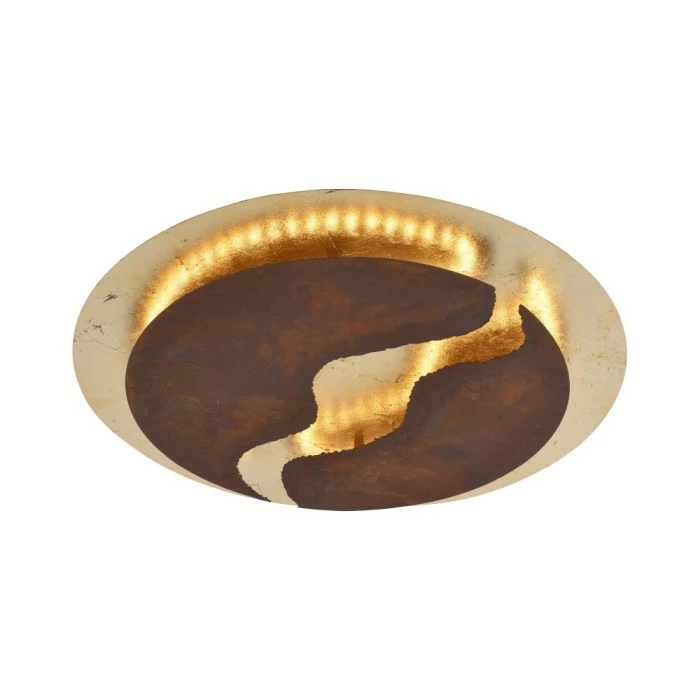 Paul Neuhaus Leuchten Paul Neuhaus NEVIS Deckenleuchte LED Rostfarben, 1-flammig – Bild 4