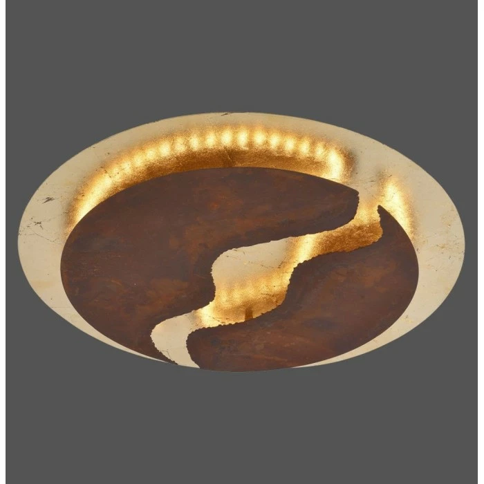 Paul Neuhaus Leuchten Paul Neuhaus NEVIS Deckenleuchte LED Rostfarben, 1-flammig – Bild 5