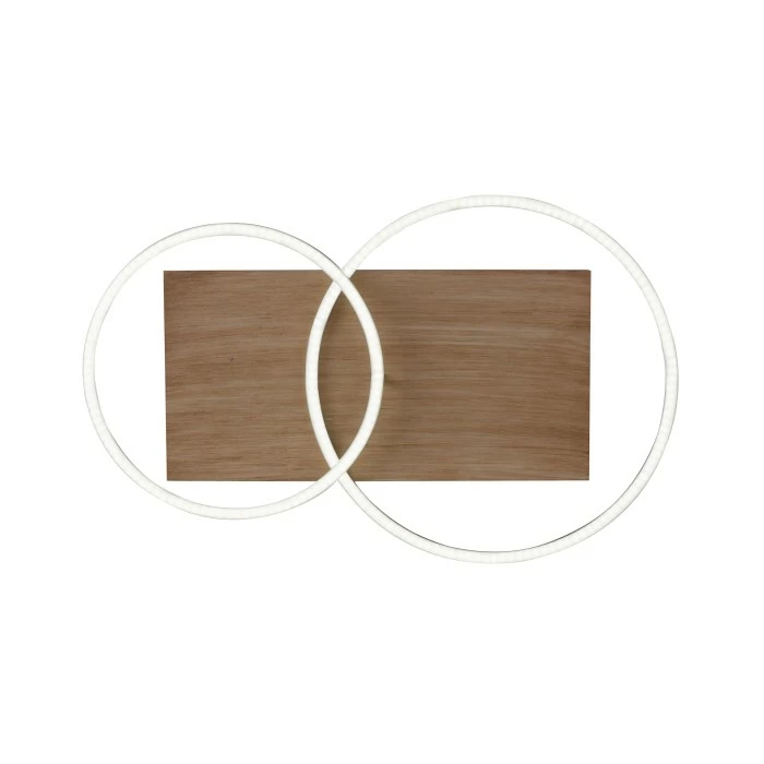 Paul Neuhaus Leuchten Paul Neuhaus PALMA Deckenleuchte LED Stahl gebürstet, Naturfarben, 2-flammig, Fernbedienung – Bild 5